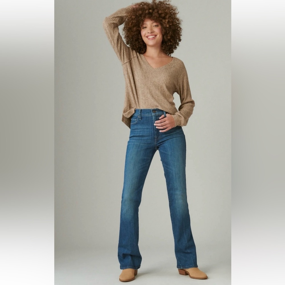 Lucky Brand Uni High Rise Boot Jeans (5)